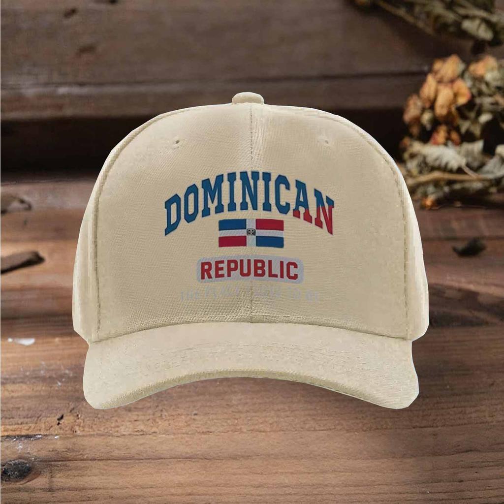 Dominican Republic Adjustable Baseball Cap MultiColor Trucker Hat for Daily Wear Outdoor Vacation Commute