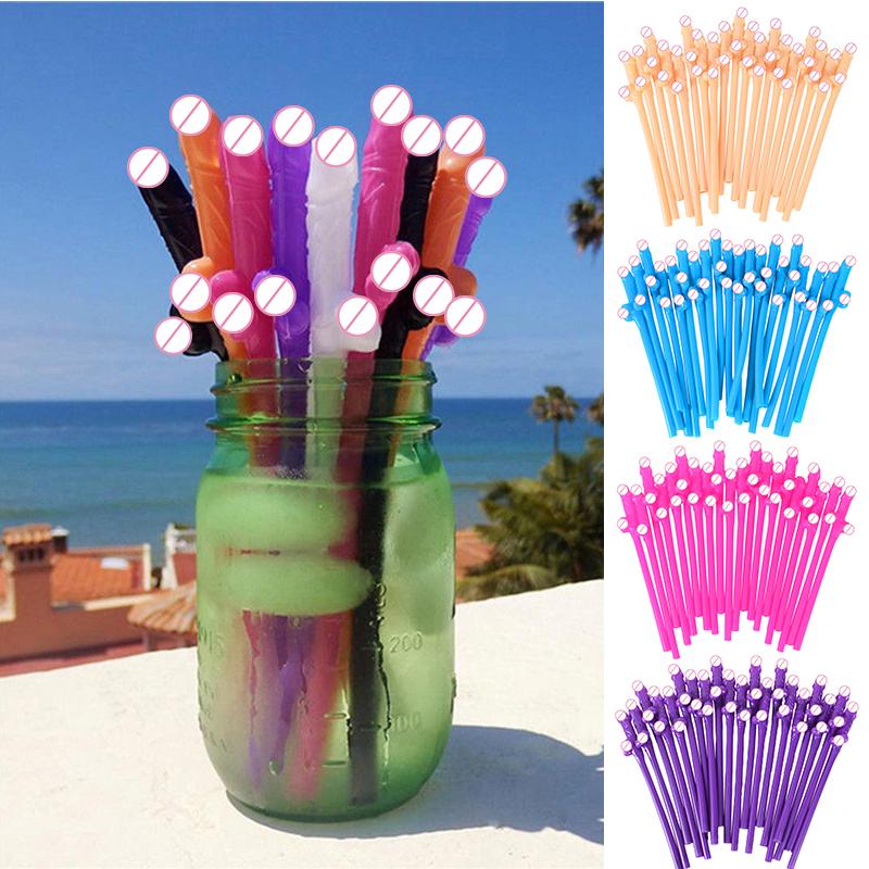 Bachelorette Party Games Balloon Penis Straw Gift Bride To Be Hen Night Supplies Wedding Bridal Shower Decoration Accessories