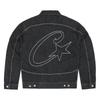 Унисекс Джинсовая Куртка Streetwear с Вышивкой Повседневная Верхняя Одежда для Подростков и Взрослых Осень