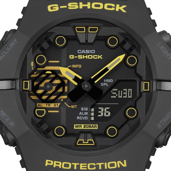 Casio Мужские часы G-SHOCK GA-B001CY-1AJF [G-SHOCK Caution Yellow Series] Круглые часы Черный карбон *Смола