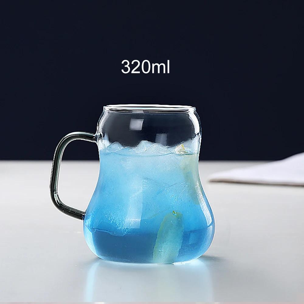1,4 л термостойкий стеклянный чайник для заваривания чая в виде цветка, большой синий стеклянный контейнер для фруктового сока, керамический чайник