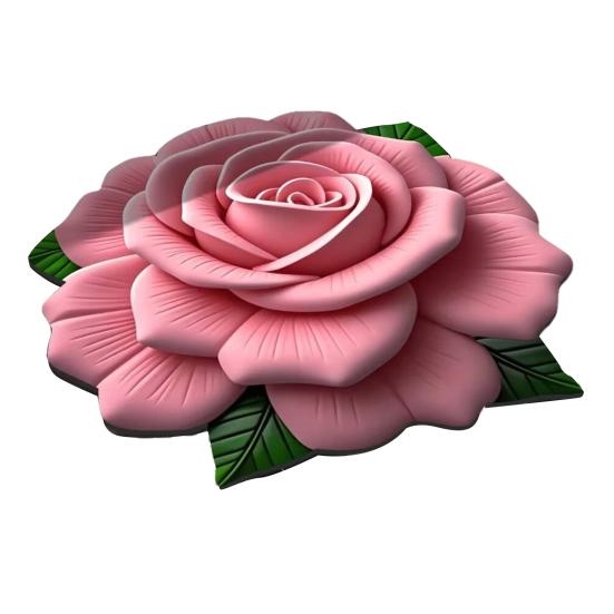 Мягкий цветочный коврик для пола, впитывающий диатомитовый коврик, нескользящий, 3D визуальный цветок