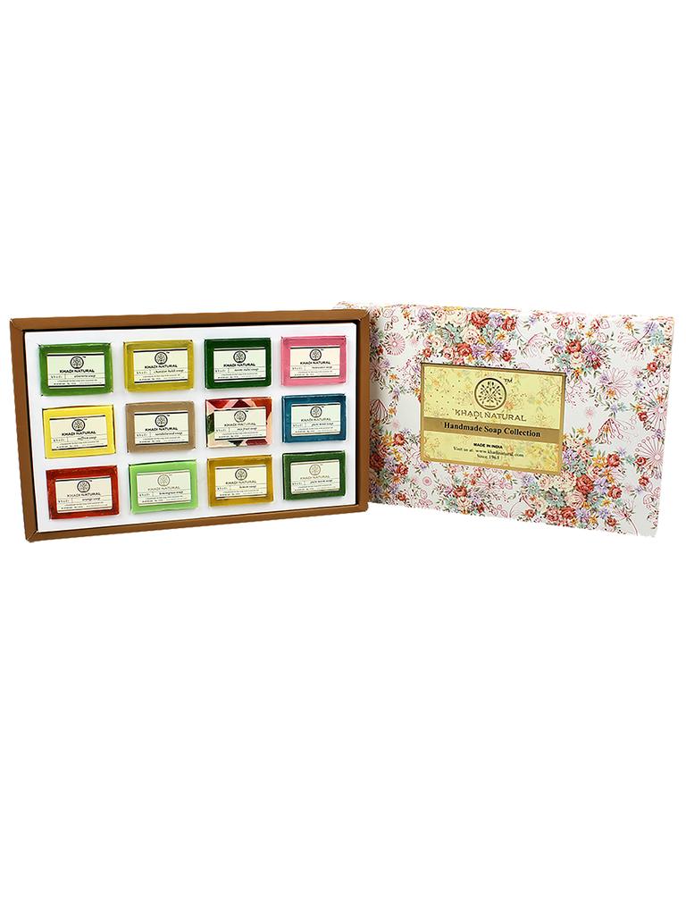 KHADI NATURAL Коллекция мыла ручной работы (В упаковке 12 шт. по 25 г.)