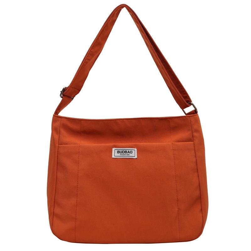 Сумка через плечо большой емкости, женская однотонная большая сумка, сумка через плечо для студентов