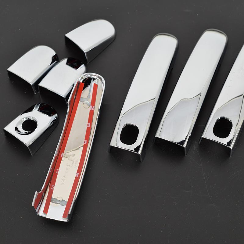 For Ford Tourneo Connect 2013-2018 Accessory Glossy Chrome Silver Car Side Door Handle Covers Trim 2014 2015 2016