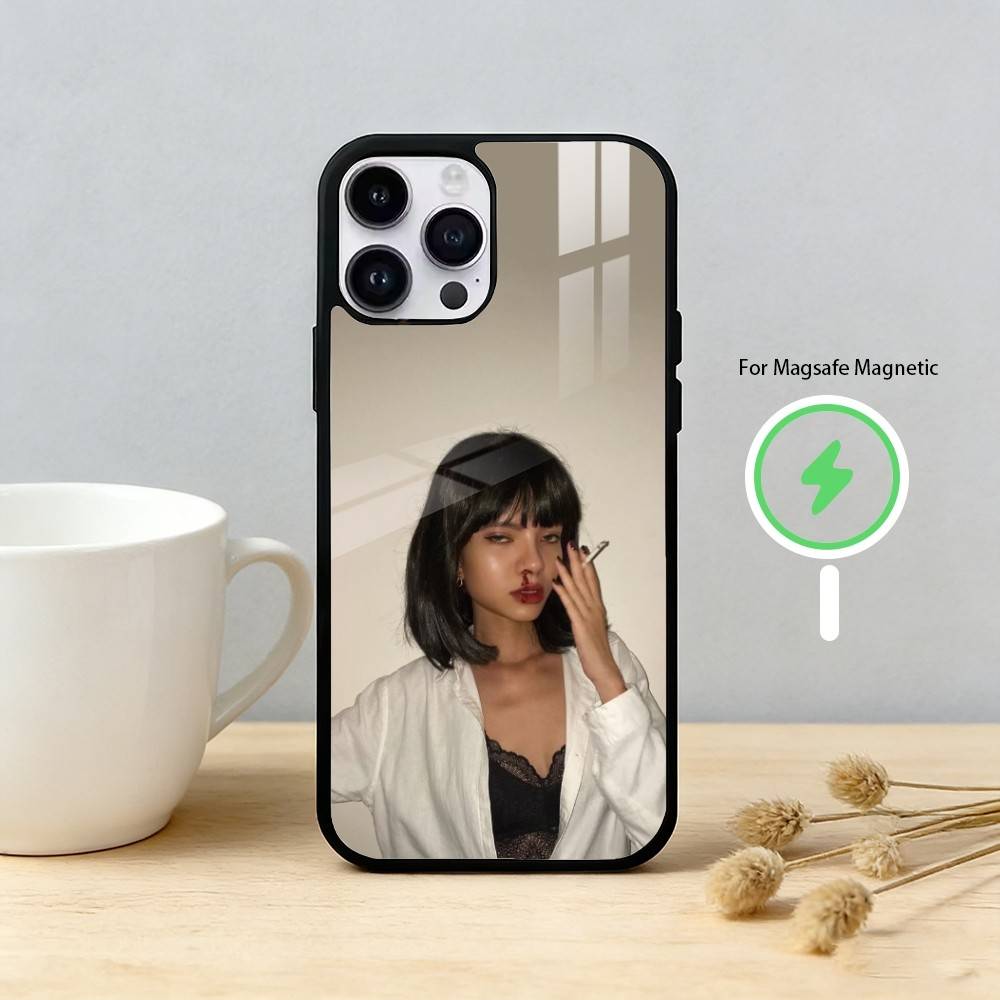 P-pulp fiction mia wallace costume Phone Case For iPhone 17/16/15/14/13/12/Plus/Pro/Max for Magnetic Wireless Charging