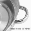28cm 2-Layer Steamer Stainless Steel Kitchen Boiling Soup Steaming Pot with Lid