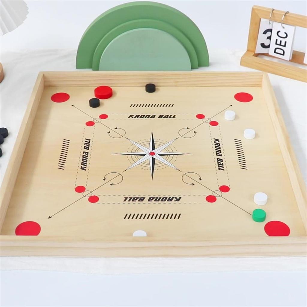 Настольная игра Carrom Классическая ударная и карманная настольная игра с киями, нападающий для взрослых, детей, мальчиков и девочек