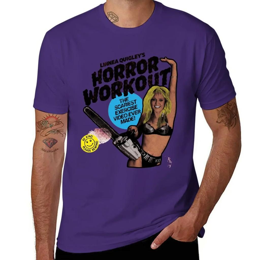 Linnea Quigleys Horror Workout T-Shirt cute clothes for a boy hippie clothes t shirts for men pack