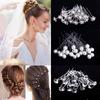 Accessories Bridal Tiara Flower Hairpin Stick Bridal Hairpin U Shaped Hair Clip Bride Headpiece