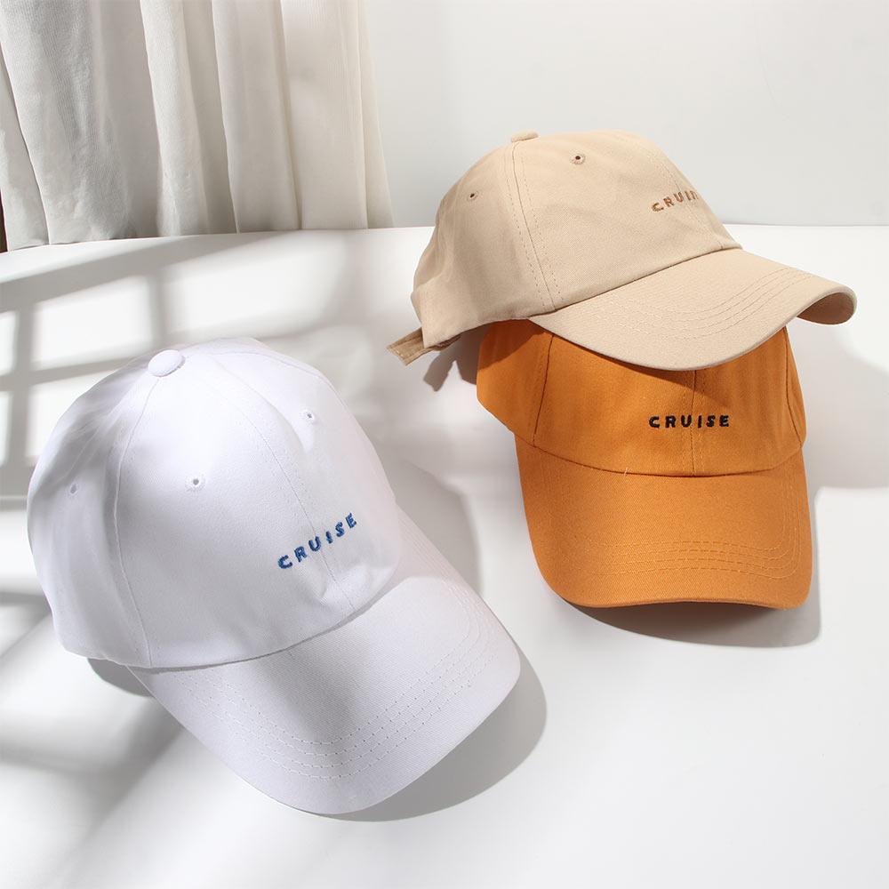 Wild Korean Simple Male Women Letter Sun Hat Baseball Cap Sport Caps Embroidery