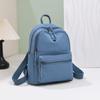 Женский нейлоновый рюкзак, легкий, однотонный, школьный, школьный ранец