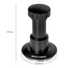 51/53/58.35mm Coffee Impact Tamper Powder Press Threaded Bottom Constant Pressure Rotating Espresso Tamping Hammer Coffee Tool