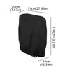 1 шт./2 шт. Подушки для стульев Защита мебели Черные Пляжные стулья Прочный материал с эластичными креплениями Для улицы