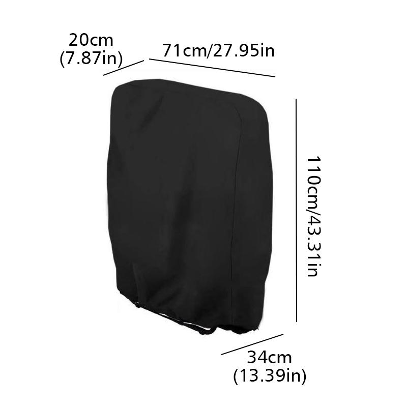 1 шт./2 шт. Подушки для стульев Защита мебели Черные Пляжные стулья Прочный материал с эластичными креплениями Для улицы