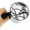 FLOUR SIEVE POWDERED SUGAR SIEVE STEEL BLACK