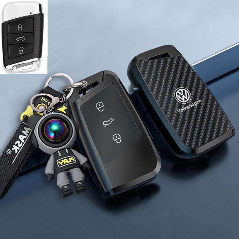 Для VOLKSWAGEN Новый Чехол-Оболочка из Кожи и Цинкового Сплава для Автомобильного Ключа Для VW Volkswagen Magotan Passat B8 Skoda Superb Kodiaq A7 Автомобильный Ключ