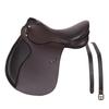Genuine Black Leather Jumping English Riding Horse Saddle & Tack .