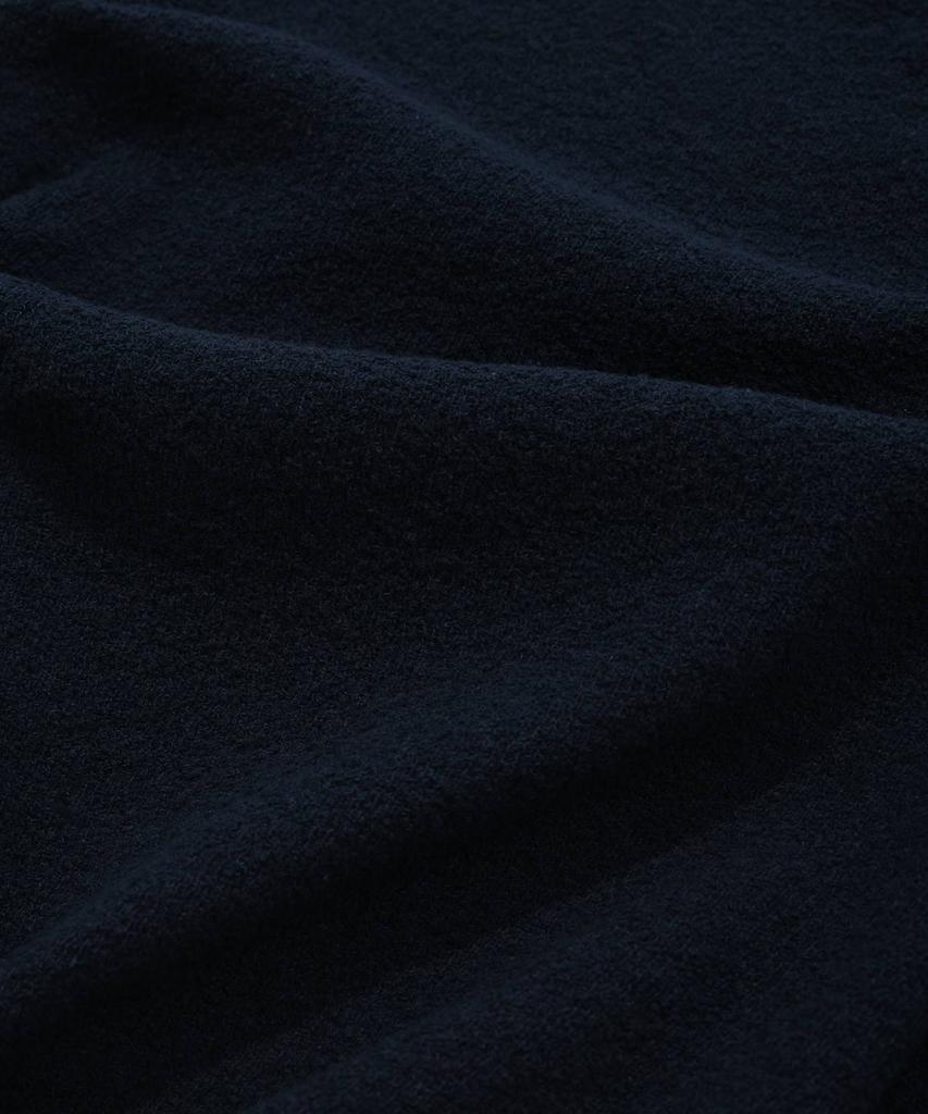 COVERNAT WOMAN Round Boucle Short Sleeve Knit Navy