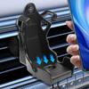 Держатель для телефона на гоночное сиденье автомобиля, кронштейн для воздухозаборника для навигации в грузовике, для сотовых телефонов 4,2–7,2 дюйма, украшение для гоночного сиденья автомобиля