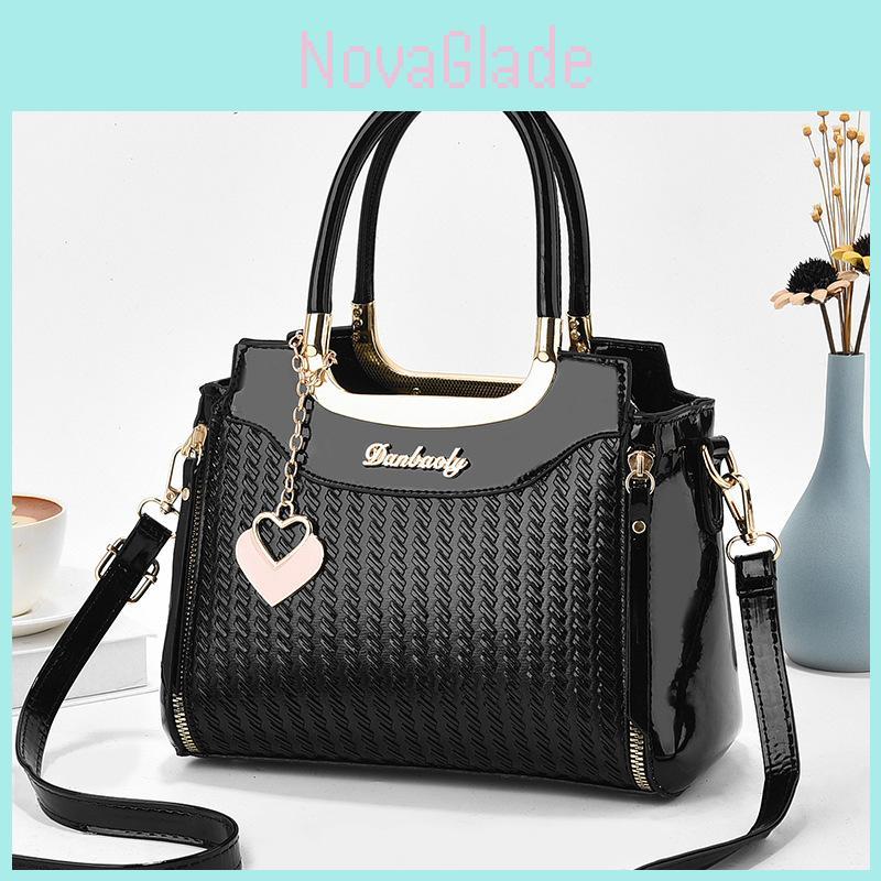 Versatile Fashionable Pu Handbag With Spacious Design For Everyday Casual Outfits
