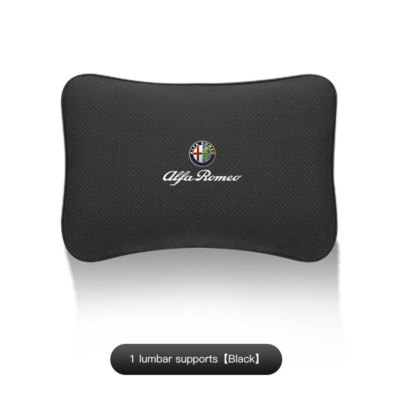 CAR COMFORTABLE HEADREST AND LUMBAR SUPPORT VALVE CAP For Alfa Romeo Giulietta GT 159 147 156 Mito Brera Giulia F1 Stelvio
