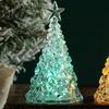 Внутренний рождественский атмосферный свет, Светящееся дерево, Ночник, Мини-светильник со звездой, Декоративный для витрины, Декор для стола из искусственного хрусталя, Праздничный