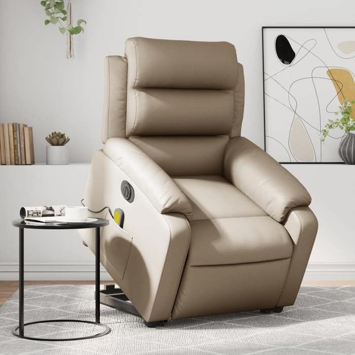 VidaXL Electric Massage Recliner, Relaxation Chair with Backrest, Seat with Armrests Living Room, Modern, 3205069