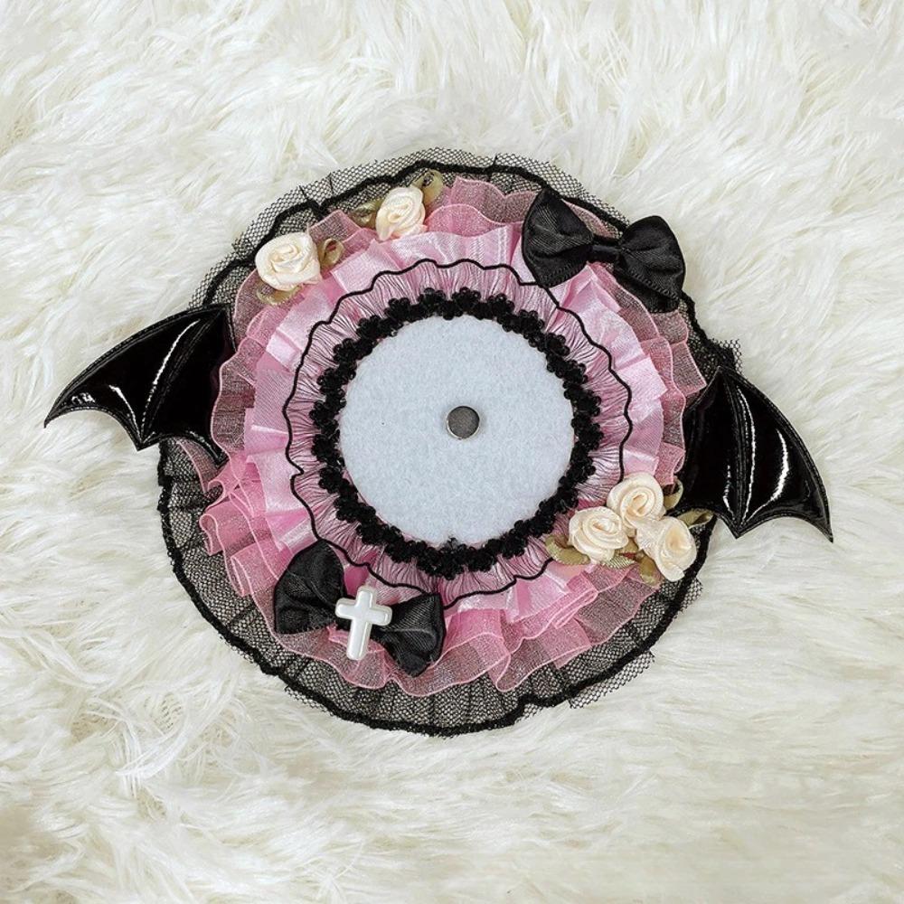 Rose Pins Display Base Bow Love Heart Badge Frame Pendant  55-75mm Badge Display