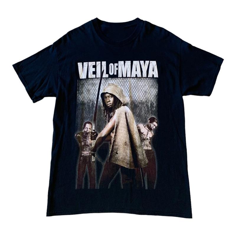 VTG Veil Of Maya Band Album Heavy Cotton Black All Size Unisex T-Shirt
