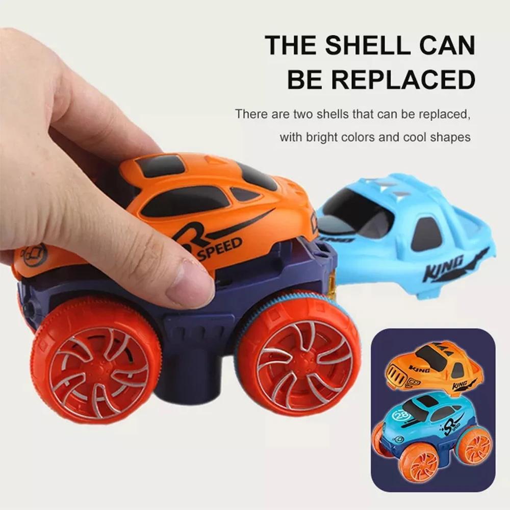 Electric Racing Car Track Toys with Flexible DIY Racing Assembly Track with Light Anti-gravity Track Bendable Vehicle Gifts