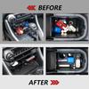 2PCS Center Console Organizer Tray and Armrest Storage Box For Toyota RAV4 2025 2024 2023-2019 Insert Secondary Storage Box.