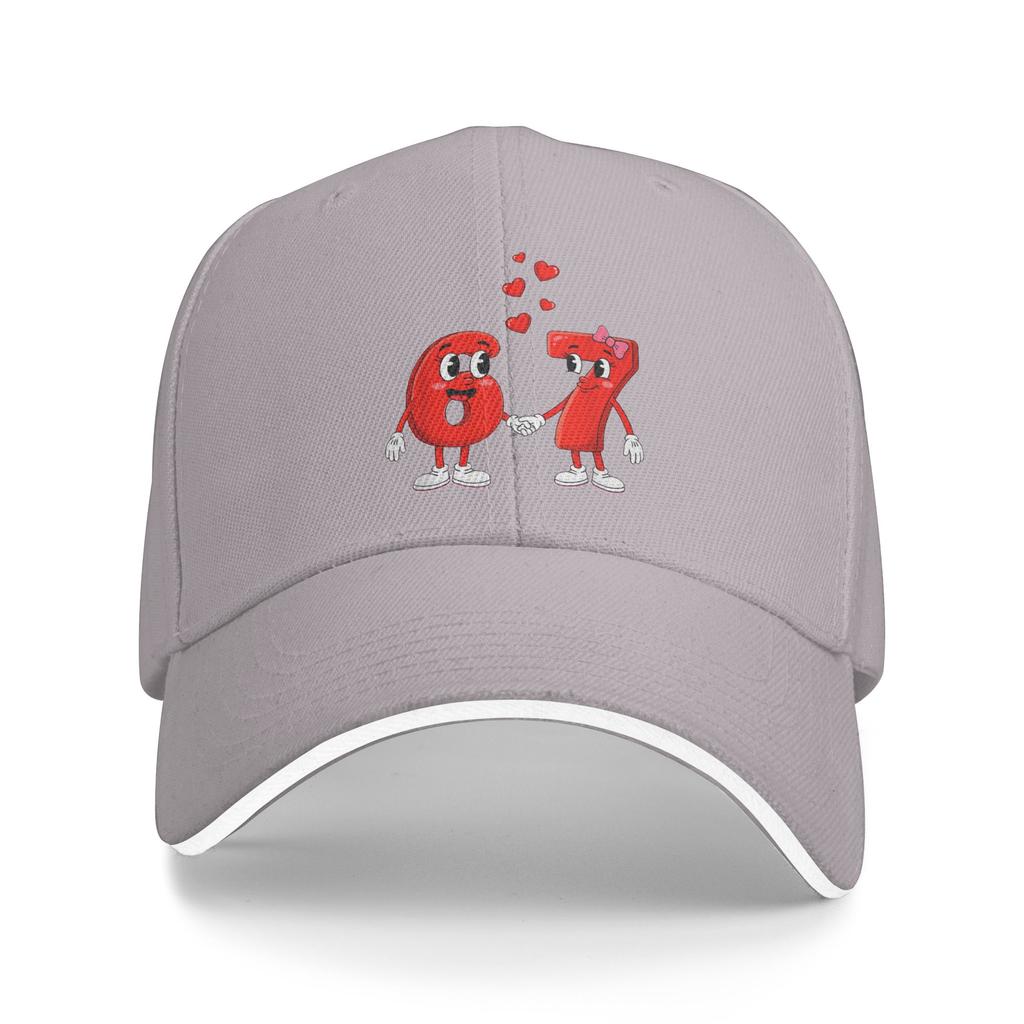 Funny 6 7 Valentines Heart Six Seven 67 Valentine's Day Love Baseball Cap Street Trucker Hat Summer Men Outdoor Snapback Cap