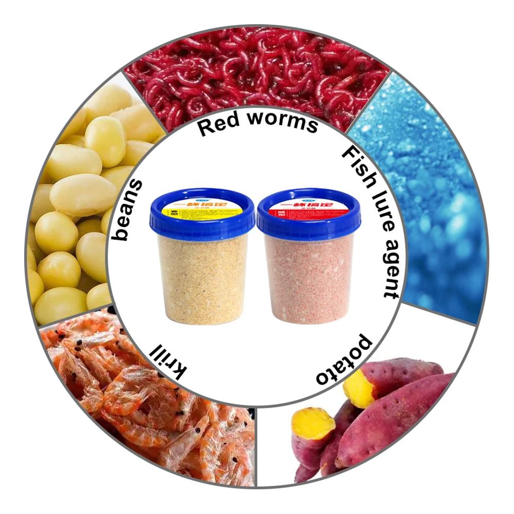 Комплексная Рыболовная Приманка Эффективное Привлечение Порошковая Композитная Приманка Перемешиваемая Порошковая Приманка для Карпа Амура Карася Рыбалки