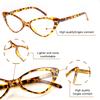 5PCS Fashion Cat Eyes Reading Glasses Ultralight Small Frame Clear Lens Presbyopic Eyeglasses For Women Men With +1.0 To +3.0