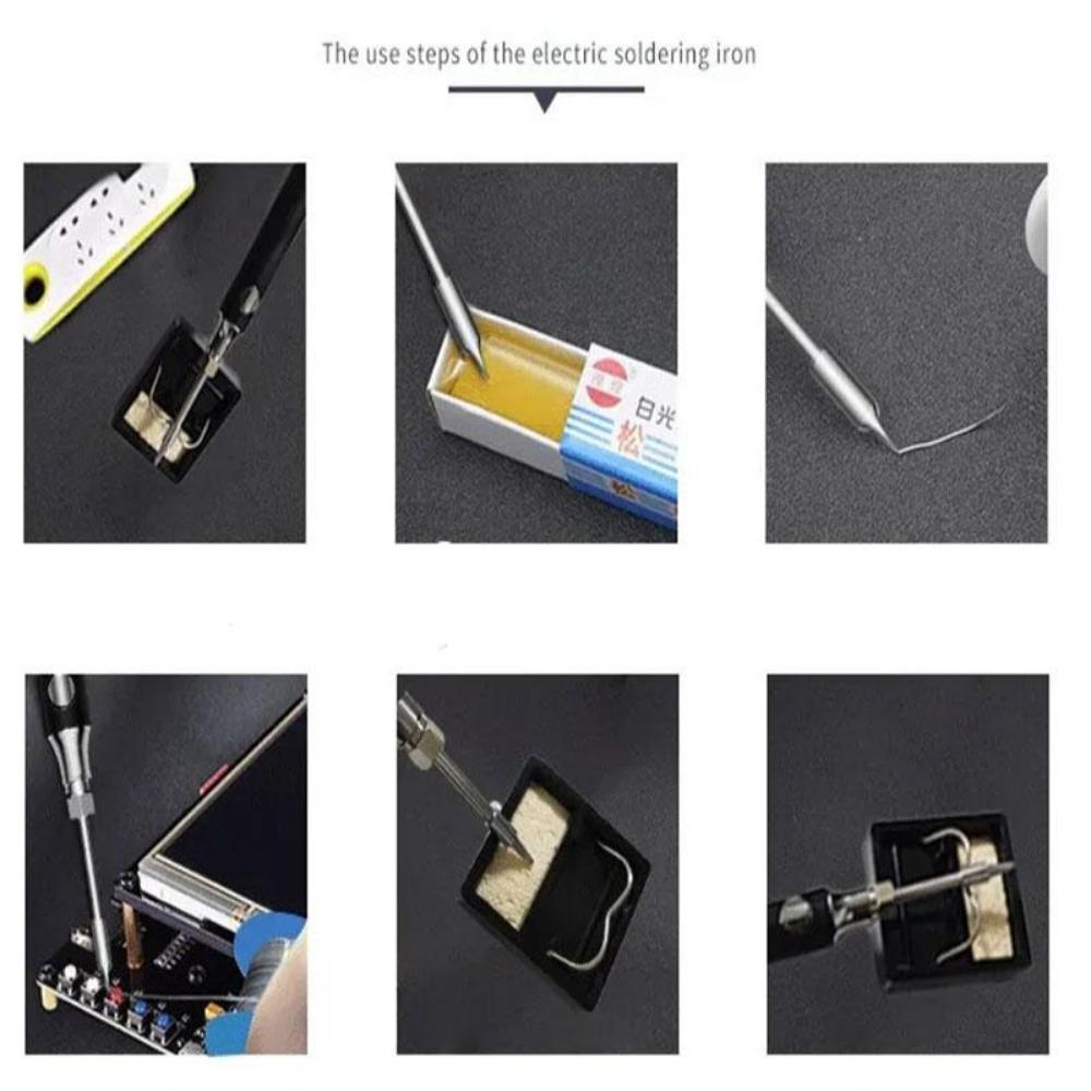 1 шт. Портативный USB беспроводной паяльник-ручка 5 В 8 Вт с электропитанием, 3 наконечника, перезаряжаемый, с регулировкой температуры