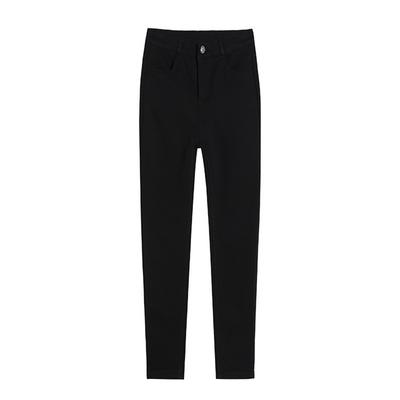 Thickened and Warm Trousers for Women In Autumn and Winter New Style Slim Fit and Slim Feet Bottoming Nine-point Pencil Women's Pants