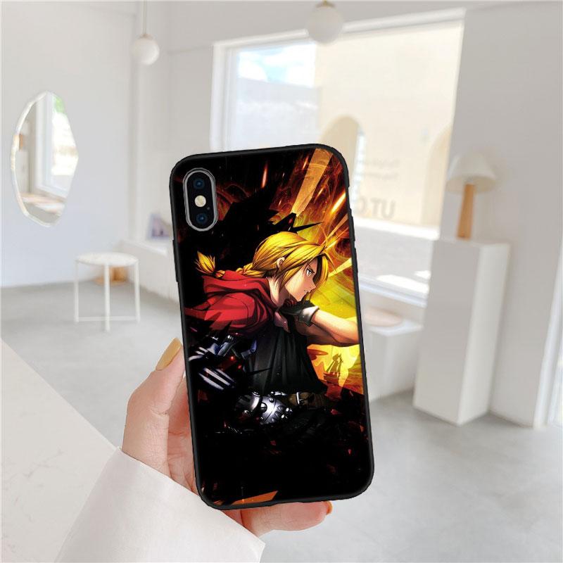 LO45 Fullmetal Alchemist Soft Shell Phone Case for Redmi Note 8 9 Pro Max 9S 9T 9C NFC 8T 8A 10A A4