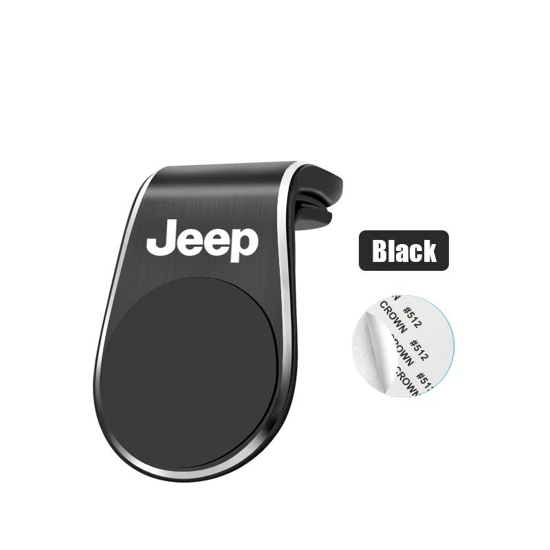 Для Jeep Металлический Магнитный Держатель для Телефона в Автомобиль Автомобильный Значок Для Jeep Grand Cherokee Wrangler JK Gladiator Compass Renegade Patriot L