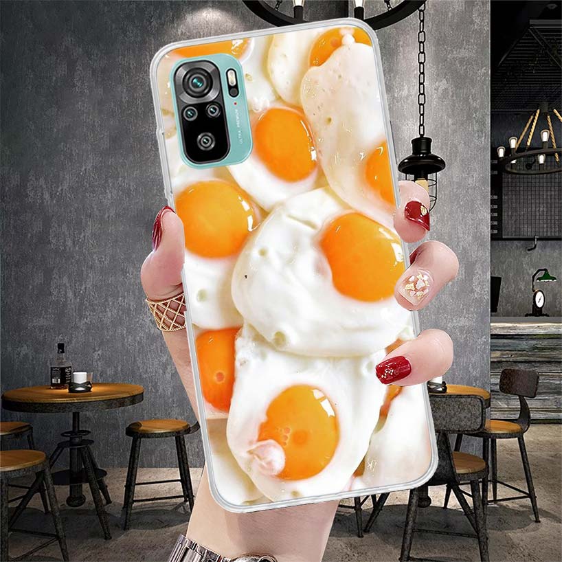 Food Fries Beer Cheese Sushi Cookie Soft Phone Case For Xiaomi Redmi Note 15 14 14S 13 12 Pro Plus 12S 11 11S 11E 10 10S 11T 5G