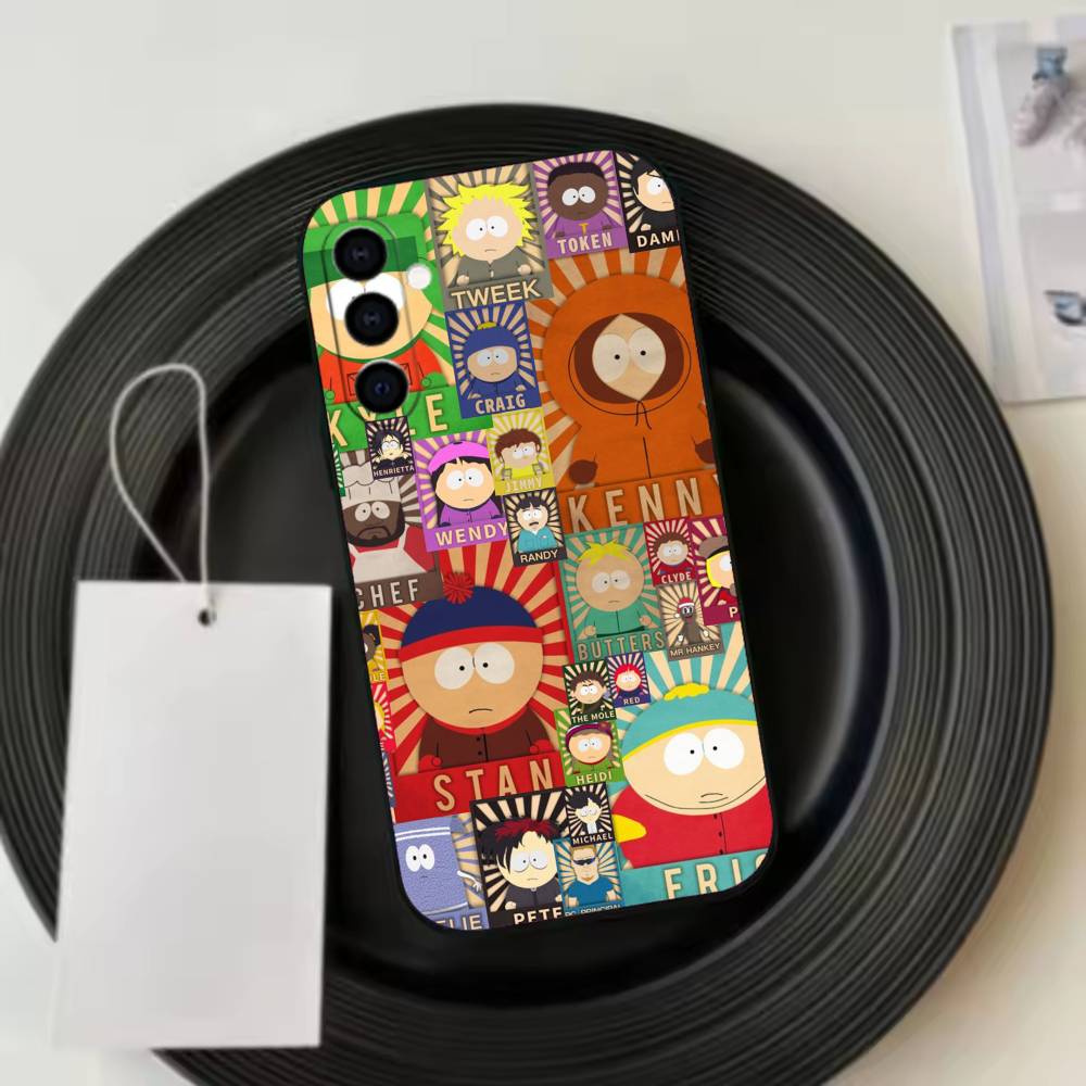 Funny South Park C-Cartoon Phone Case For Samsung Galaxy A73,A72,A71,A70,A53,A52,A51,Others Soft Black Cover