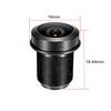 HD 5MP 1.44mm CCTV Wide Angle Lens Fisheye View 1/2.5'' F2.0 IR Board IP Camera