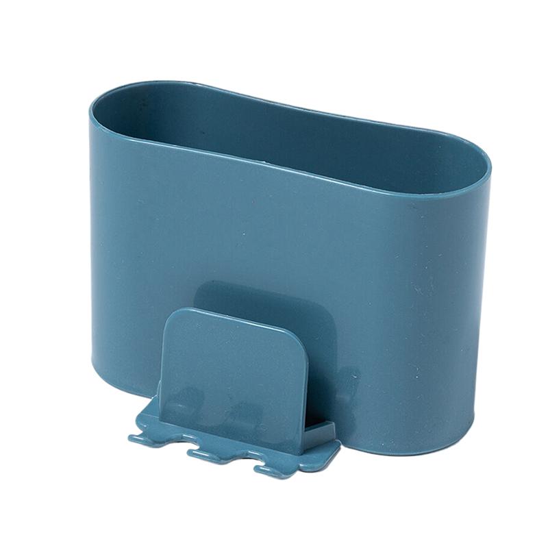 Toothbrush Holder Punch-Free Wall-Mounted Toothbrush Holder Shaver Toothpaste Mouthwash Cup Storage Rack Bathroom Accessories