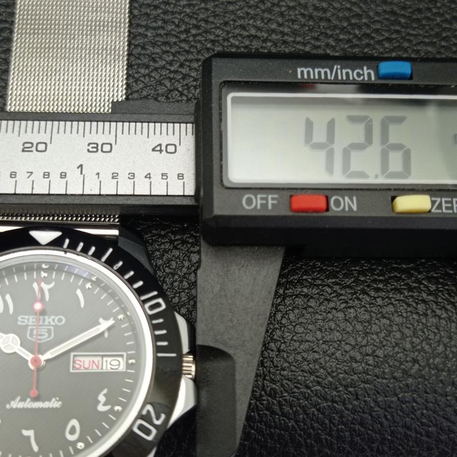 ЯПОНИЯ ВОССТАНОВЛЕННЫЕ SEIKO 5 МУЖСКИЕ 6309A АВТОМАТИЧЕСКИЕ ЧАСЫ С ЧЕРНЫМ ЦИФЕРБЛАТОМ В АРАБСКОМ СТИЛЕ a426414-2