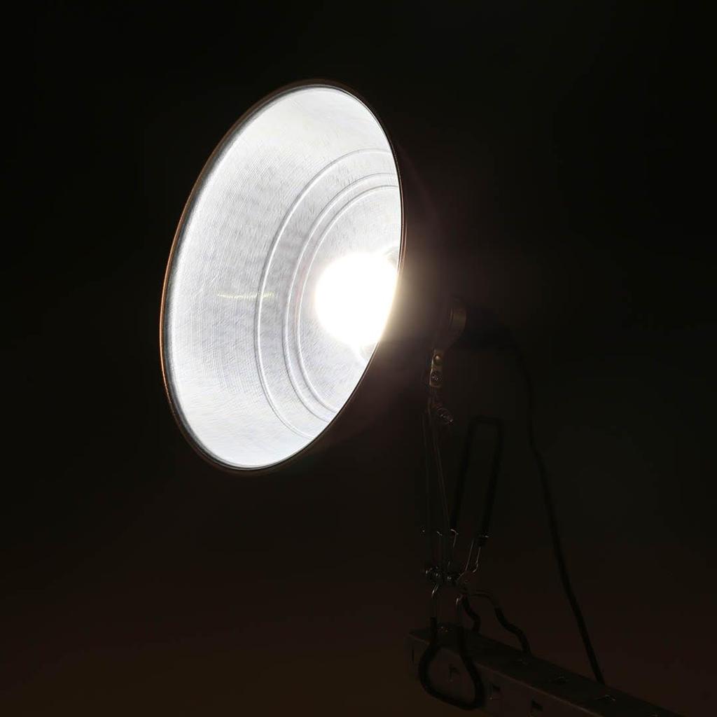 Dulton Алюминиевая клипсовая лампа L Алюминиевое клипсовое освещение с яркой индивидуальностью Световой выход Фотография Работа АЛЮМИ Длина корпуса 41 см Диаметр Длина шнура