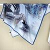 Jiangnan Water Township Suzhou Ink Painting Silk Scarf Female Versatile Chinese Wind Xiaoqiao Flowing Water Mulberry Silk Silk Silk Scarf Square Scarf