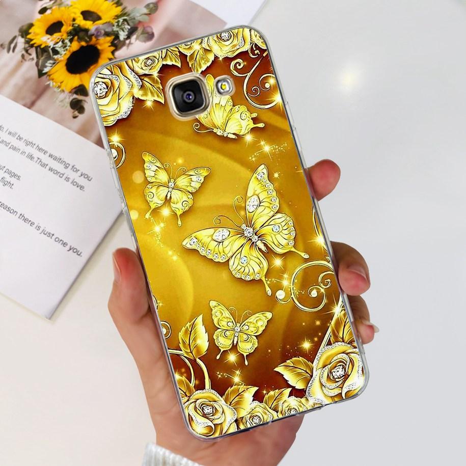 Для Samsung Galaxy A3 2016 Чехол A310F Популярный Цветок Прозрачный Силиконовый Задняя Крышка Телефона Для Samsung A3 2017 A320F A320Y Funda