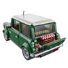 Green Cooper Car Building Blocks Bricks Совместимые игрушки для подарка на день рождения, Рождество, модель автомобиля