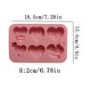 Multicavity Love Heart Chocolate Silicone Mold Candy Biscuit Mould Love Ice Tray Baking Tool Gift Love Fondant Cake Candle Mold