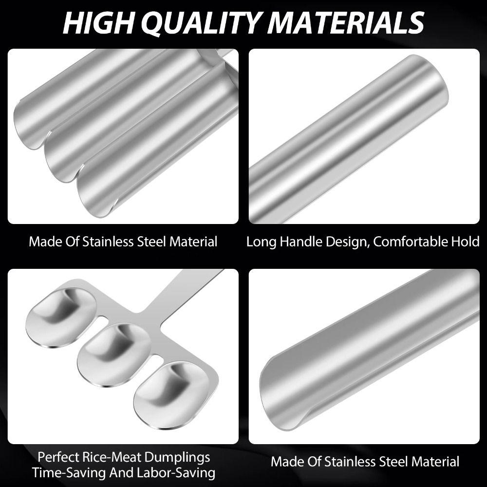 Прочная ручная машинка для фрикаделек, инструмент для легкого извлечения фрикаделек, форма для приготовления мясных шариков, кухонный инструмент